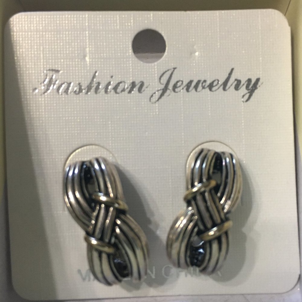 Antique silver earrings